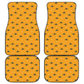 Halloween Spider Pattern Print Front and Back Car Floor Mats
