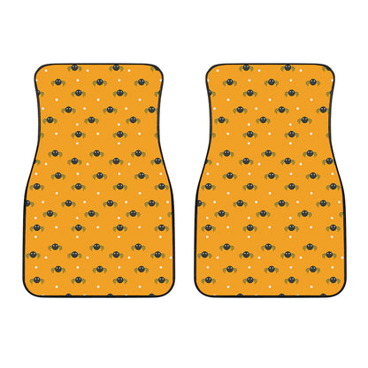 Halloween Spider Pattern Print Front Car Floor Mats