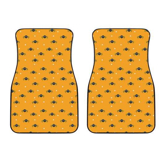 Halloween Spider Pattern Print Front Car Floor Mats