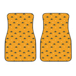 Halloween Spider Pattern Print Front Car Floor Mats