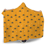 Halloween Spider Pattern Print Hooded Blanket