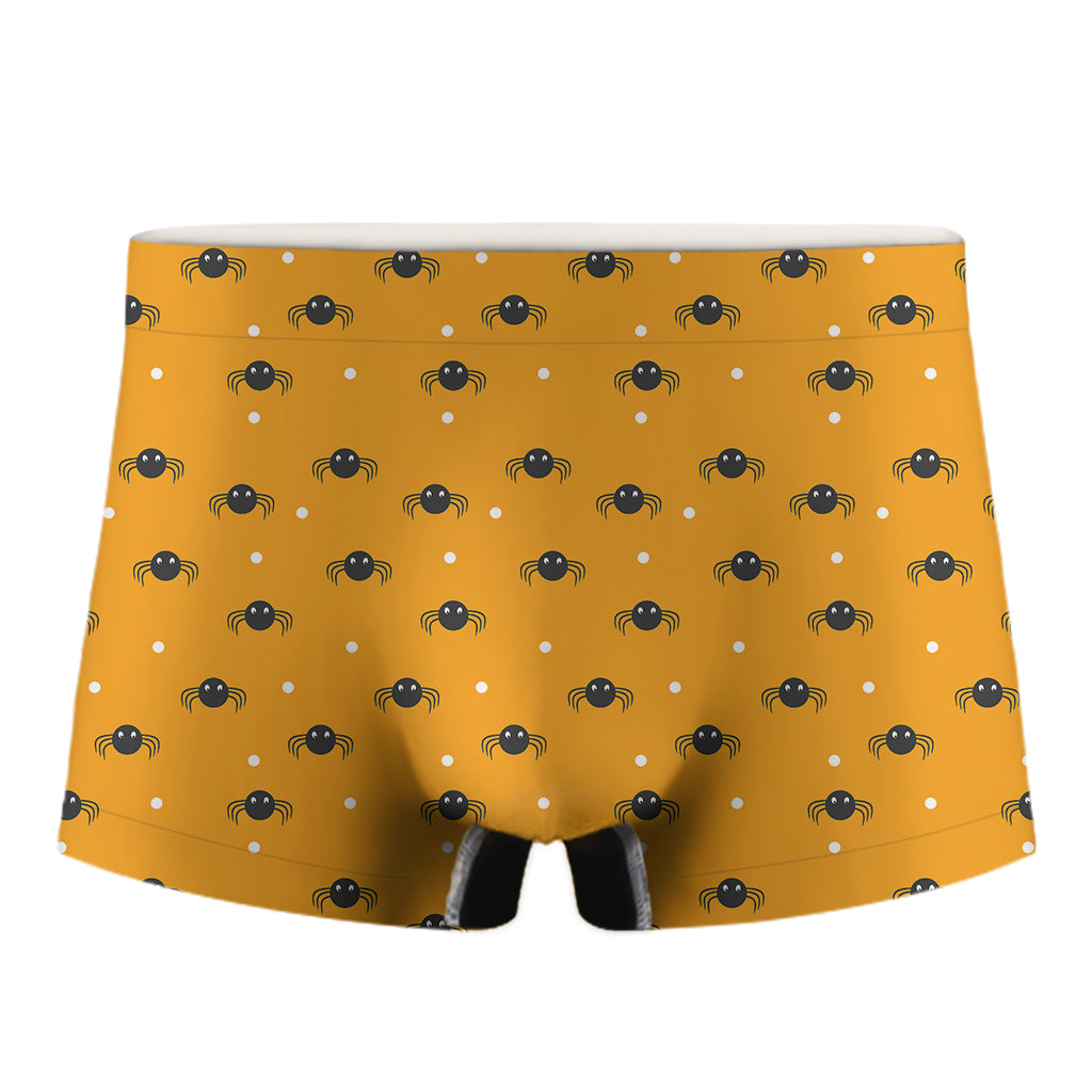 Halloween Spider Pattern Print Men's Boxer Briefs