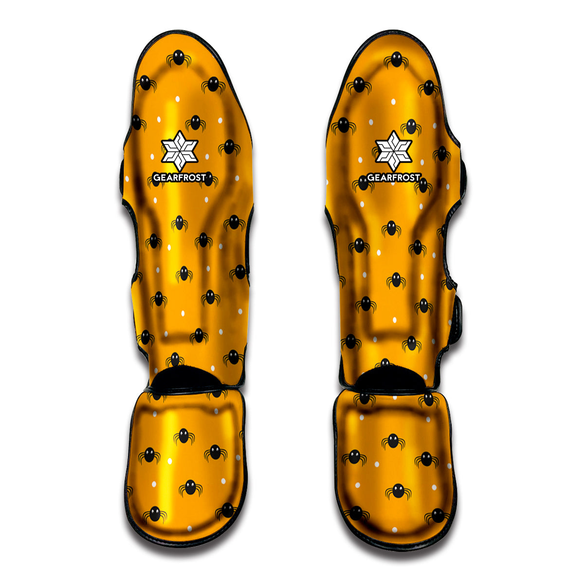 Halloween Spider Pattern Print Muay Thai Shin Guard