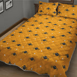 Halloween Spider Pattern Print Quilt Bed Set