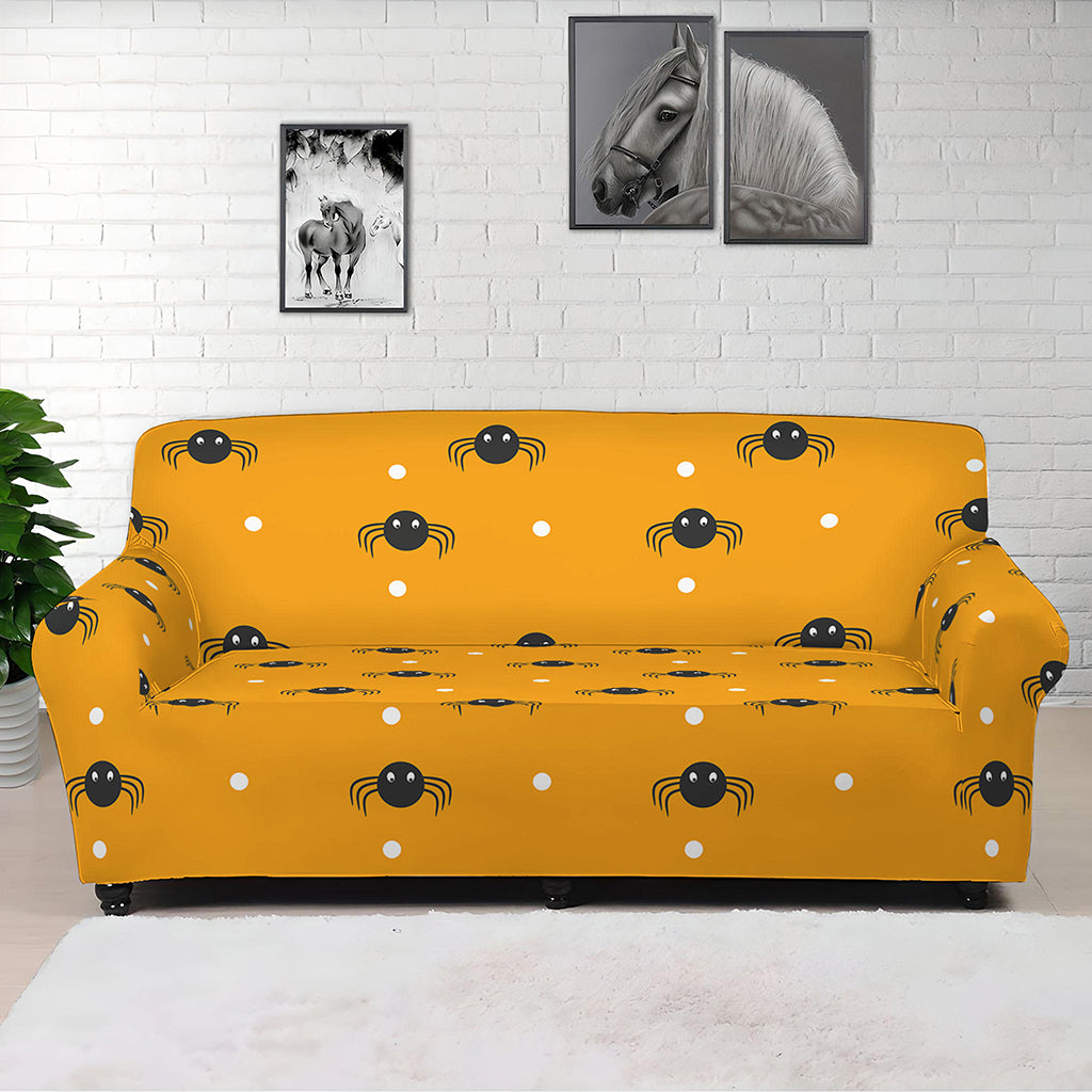 Halloween Spider Pattern Print Sofa Cover