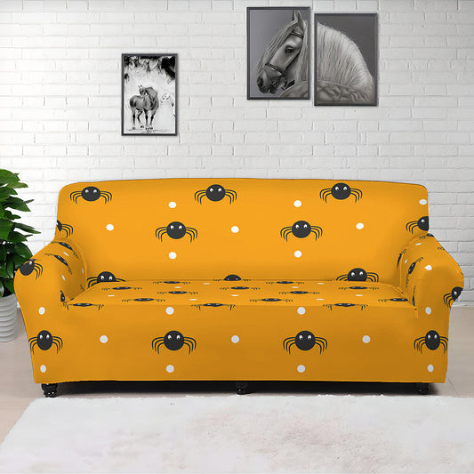 Halloween Spider Pattern Print Sofa Cover