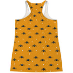 Halloween Spider Pattern Print Women's Racerback Tank Top