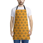 Halloween Spider Web Pattern Print Apron