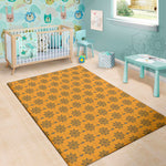 Halloween Spider Web Pattern Print Area Rug