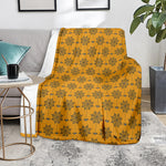 Halloween Spider Web Pattern Print Blanket