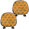 Halloween Spider Web Pattern Print Car Headrest Covers