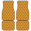 Halloween Spider Web Pattern Print Front and Back Car Floor Mats