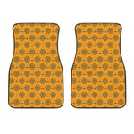 Halloween Spider Web Pattern Print Front Car Floor Mats
