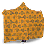 Halloween Spider Web Pattern Print Hooded Blanket