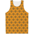 Halloween Spider Web Pattern Print Men's Tank Top