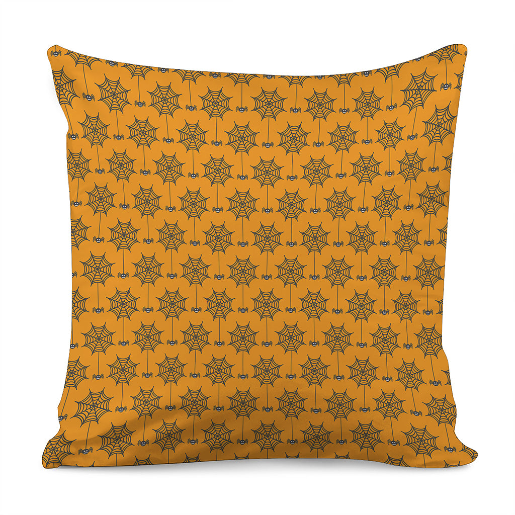 Halloween Spider Web Pattern Print Pillow Cover