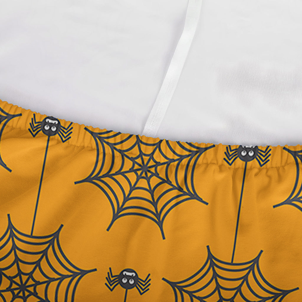 Halloween Spider Web Pattern Print Sofa Cover