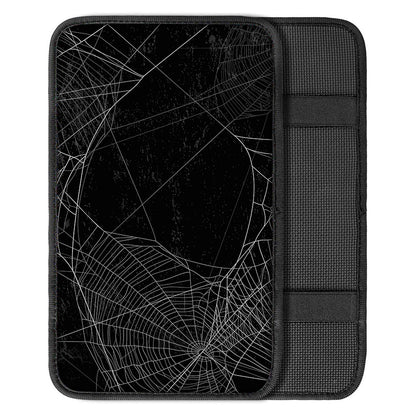 Halloween Spider Web Print Car Center Console Cover