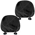 Halloween Spider Web Print Car Headrest Covers