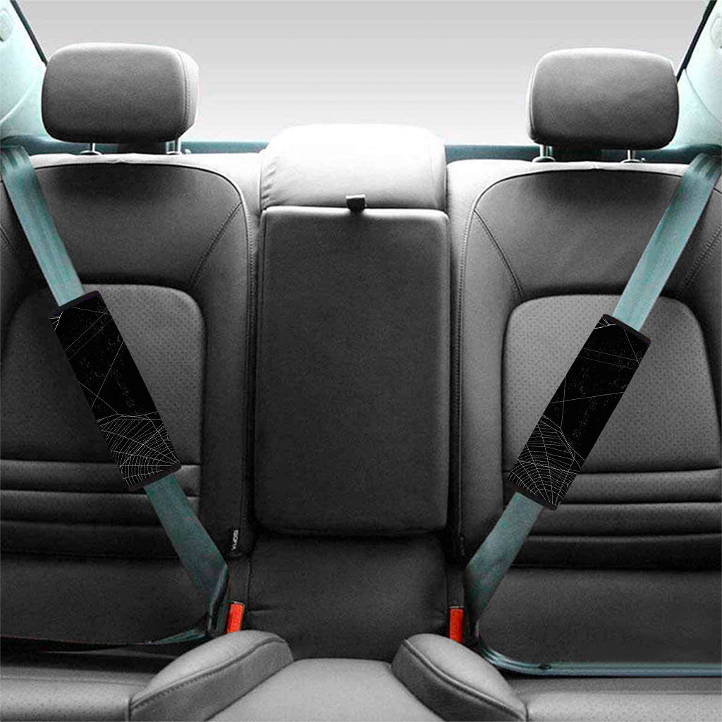 Halloween Spider Web Print Car Seat Belt Covers