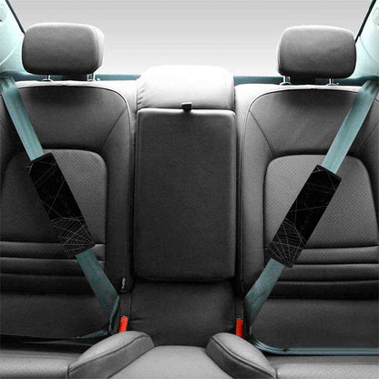 Halloween Spider Web Print Car Seat Belt Covers