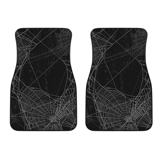 Halloween Spider Web Print Front Car Floor Mats