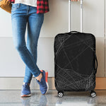 Halloween Spider Web Print Luggage Cover