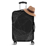 Halloween Spider Web Print Luggage Cover