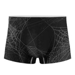 Halloween Spider Web Print Men's Boxer Briefs