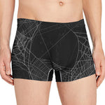 Halloween Spider Web Print Men's Boxer Briefs