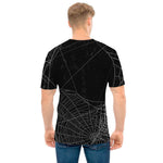 Halloween Spider Web Print Men's T-Shirt
