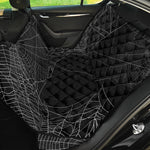 Halloween Spider Web Print Pet Car Back Seat Cover