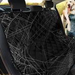 Halloween Spider Web Print Pet Car Back Seat Cover