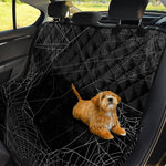 Halloween Spider Web Print Pet Car Back Seat Cover