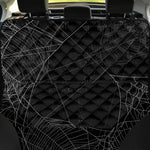 Halloween Spider Web Print Pet Car Back Seat Cover