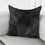 Halloween Spider Web Print Pillow Cover
