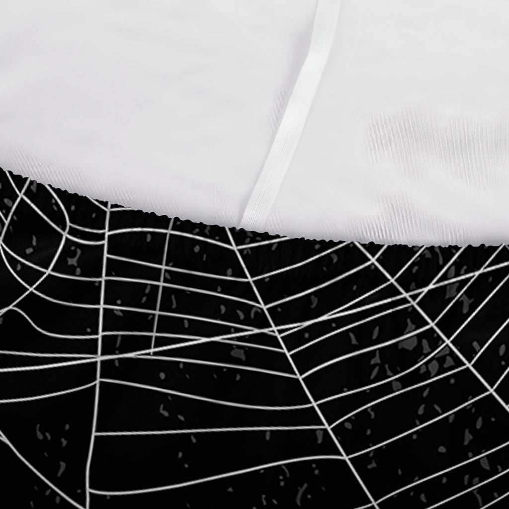 Halloween Spider Web Print Sofa Cover