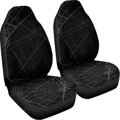 Halloween Spider Web Print Universal Fit Car Seat Covers