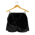 Halloween Spider Web Print Women's Shorts