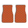 Halloween Spiral Pattern Print Front Car Floor Mats