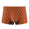 Halloween Spiral Pattern Print Men's Boxer Briefs