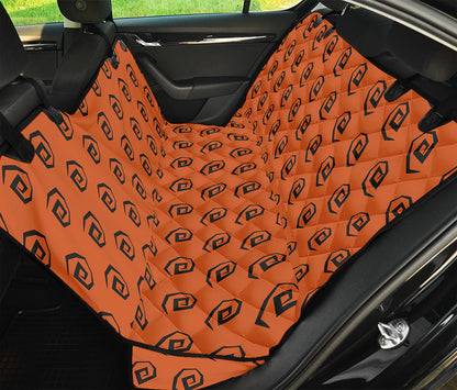 Halloween Spiral Pattern Print Pet Car Back Seat Cover
