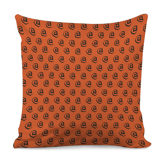 Halloween Spiral Pattern Print Pillow Cover