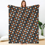 Halloween Star Pattern Print Blanket