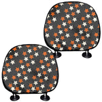 Halloween Star Pattern Print Car Headrest Covers