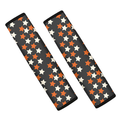 Halloween Star Pattern Print Car Seat Belt Covers