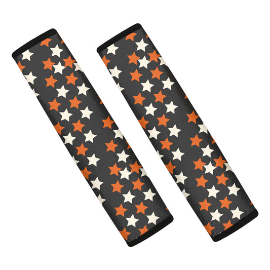Halloween Star Pattern Print Car Seat Belt Covers