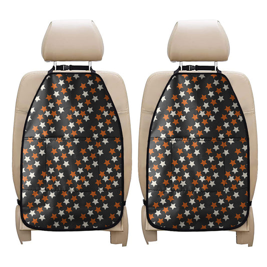 Halloween Star Pattern Print Car Seat Organizers