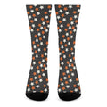 Halloween Star Pattern Print Crew Socks