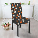 Halloween Star Pattern Print Dining Chair Slipcover